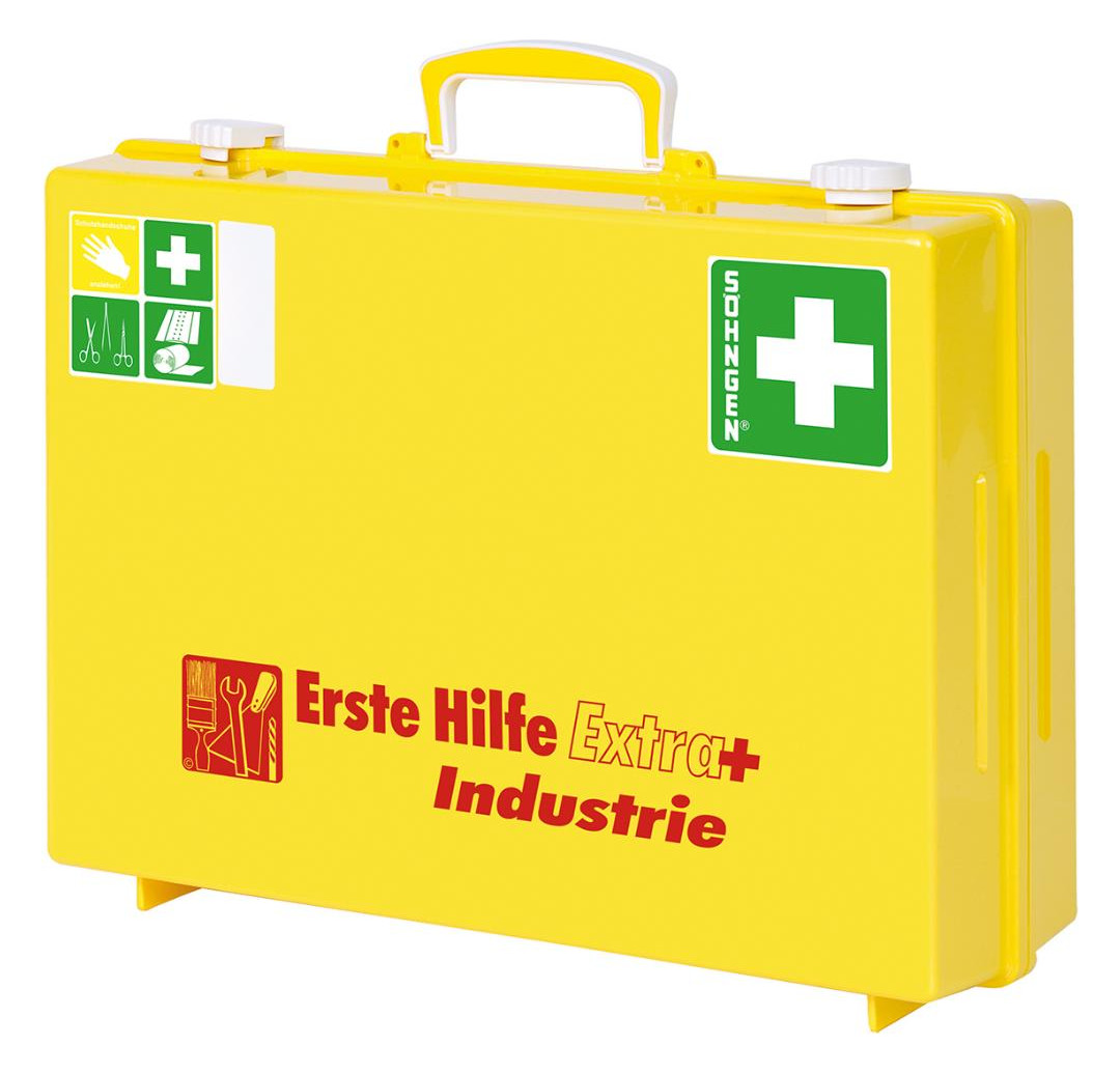 Bild Erste-Hilfe-Koffer Extra+Industrie, DIN 13157, gelb-2