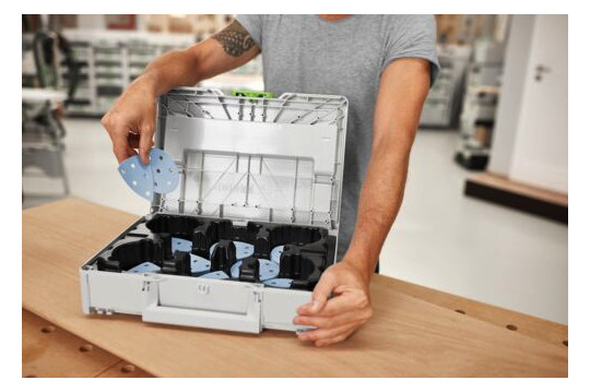 Schleifmittel-Systainer³ SYS-STF D90/V93 GR-Set Granat - Festool - 3