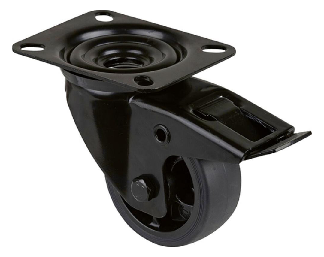 Bild Lenkrolle L820.B44.081.06 mit Platte,Ø 8 0 B 32mm,100kg TPR - n.a.-0