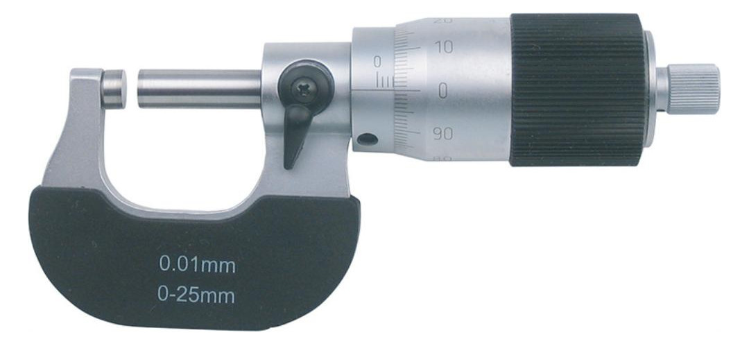 Bild Bügelmessschraube mit Skalenteilung 0-25 mm FORTIS-0