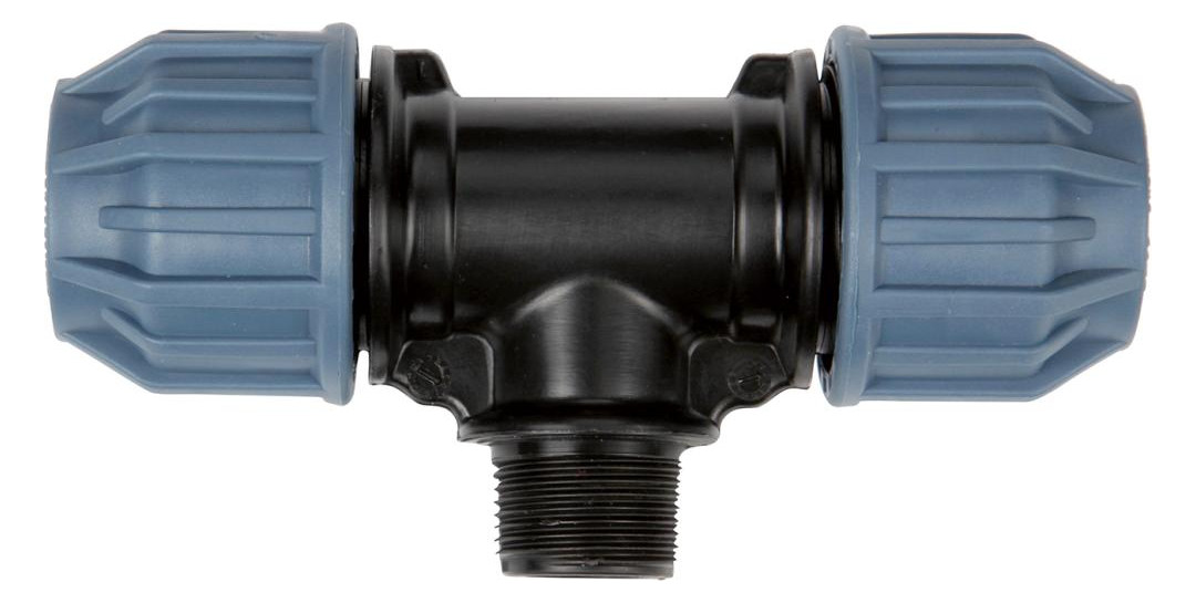 Bild PP-T-Rohr-Verschrauung AG 19mm(3/4"") fü r 25mm Rohr - n.a.-0