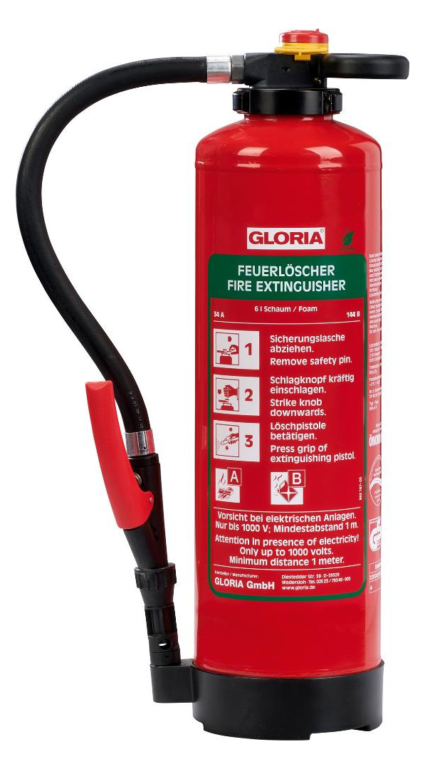 Bild Schaum-Aufladelöscher SKA+6PRO fluorfrei Brandklasse A und B - GLORIA-0