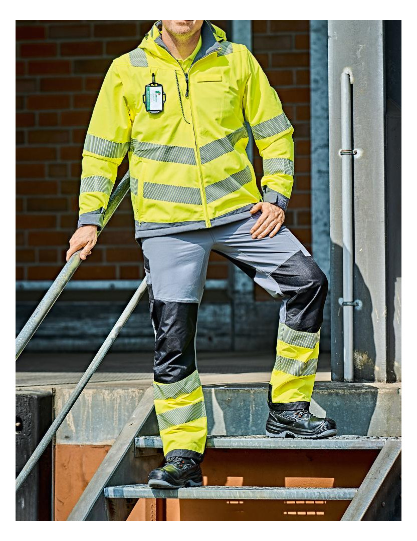 Bild Warnschutzparka Arwid gelb/grau Gr. M - n.a.-6