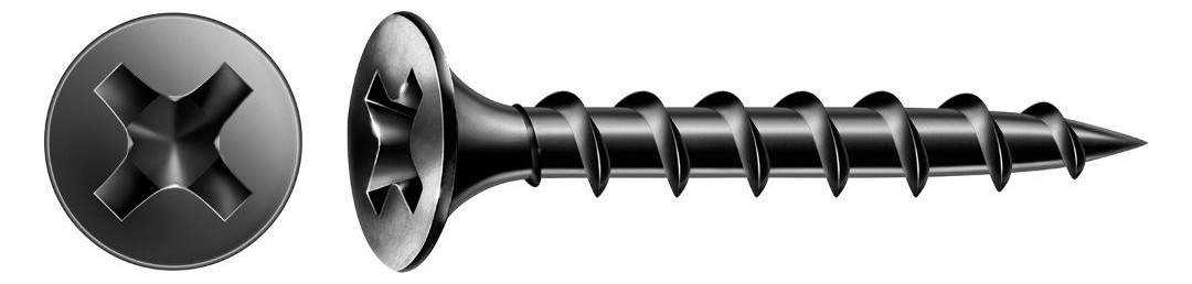 Bild Trockenbauschraube GIX-B Trompetenk 3,9x55mm,Grobgw,Kreuzschlitz H2,sw magaz - SPAX-0