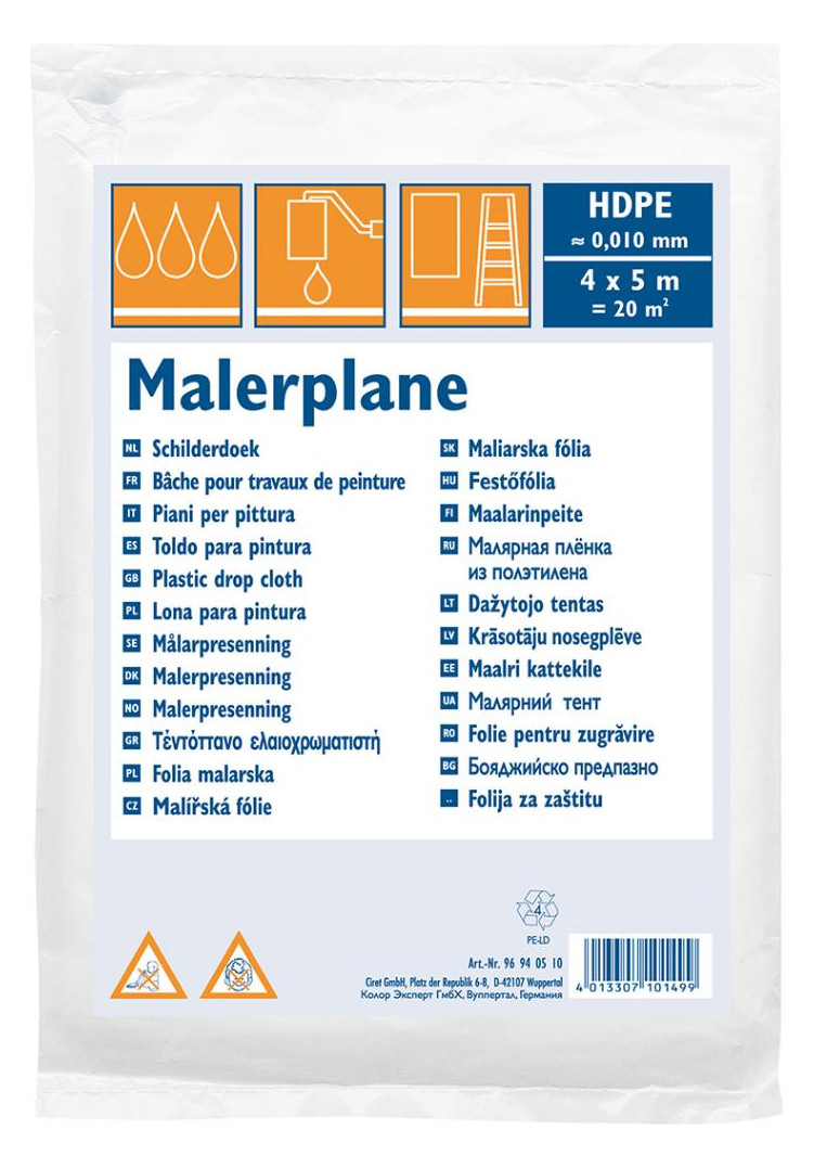 Bild Abdeckplane HDPE 10 my 20 qm = 4 x 5 m - C CIRET-0