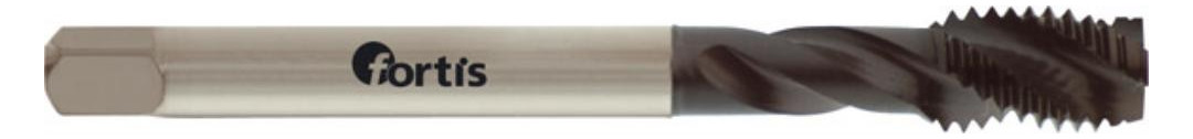 Bild Maschinengewindebohrer DIN376 HSSE vapor isiert Typ INOX 6H Form C M12 FORTIS-0