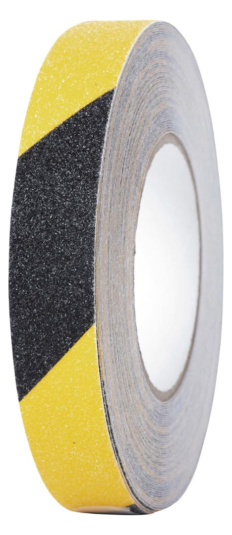 Bild Antirutsch Traffic Safety Tape 25mm x 18 m gelb/schwarz - a.m.p.e.r.e.-0