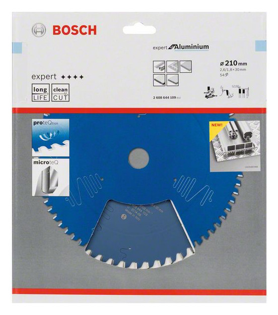 Bild HM-Kreissägeblatt 210x2,6/1,8x30 54Z Bos ch VE à 1 Stück Expert for Aluminium - BOSCH-1