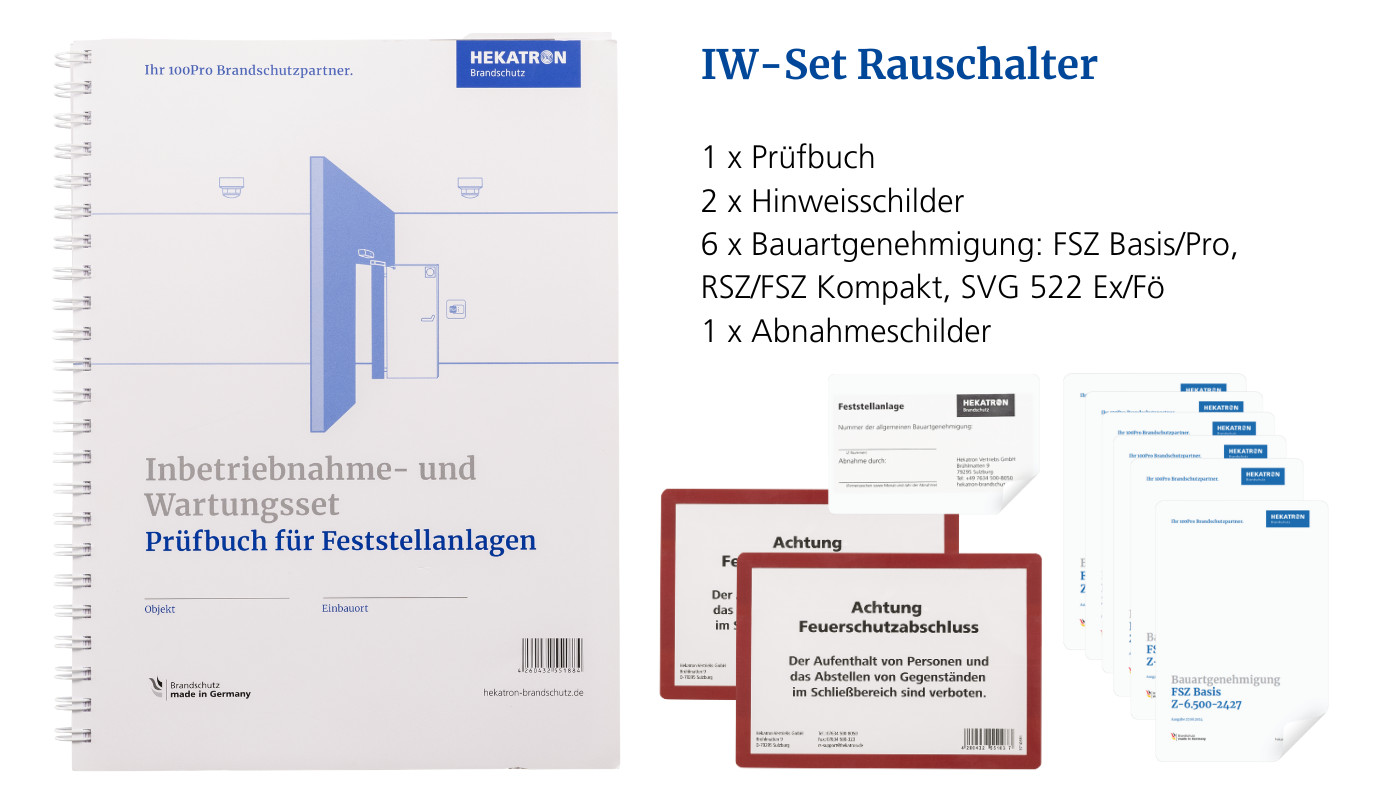 Bild Inbetriebnahme-/Wartungsset IW-Set RS für Feststellanlagen, DIN 14677 - Hekatron-1
