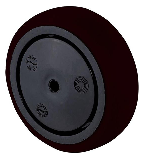 Bild Gummirad 75mm schwarz Radkörper Kst schw arz.,KL - n.a.-0