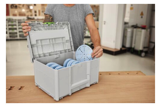 Bild Schleifmittel-Systainer³ SYS-STF D150 GR-Set Granat - Festool-1