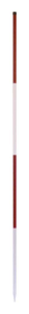 Bild Baufluchtstab 2,16m, Stahl,steckbar,2.Sp itzen - Nedo-0