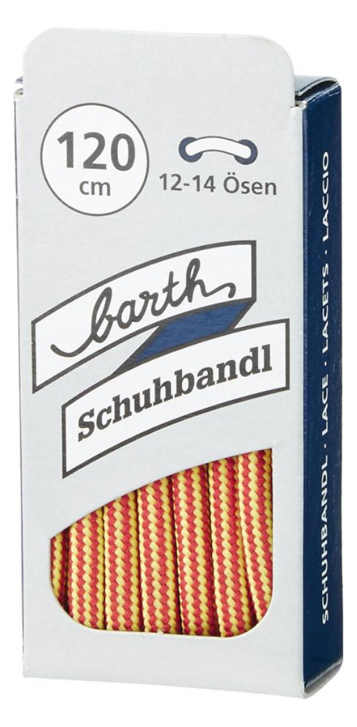 Bild Schnürsenkel, 120cm, rund gelb-rot Barth - n.a.-0