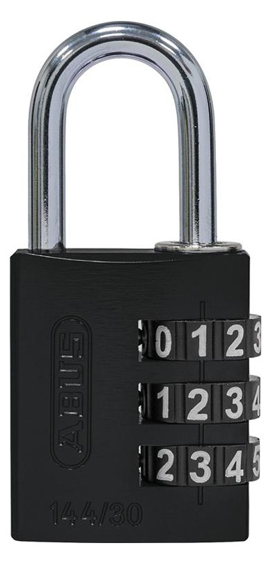 Bild Zahlen-Hangschloss 144/30 schwarz Lock-T ag - ABUS-0