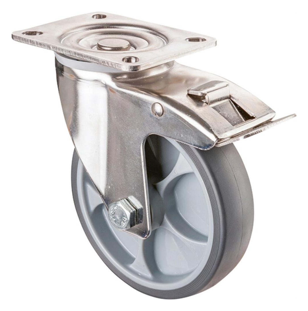 Bild Edelstahl Transportrolle H120.B43.127 - BS ROLLEN-0