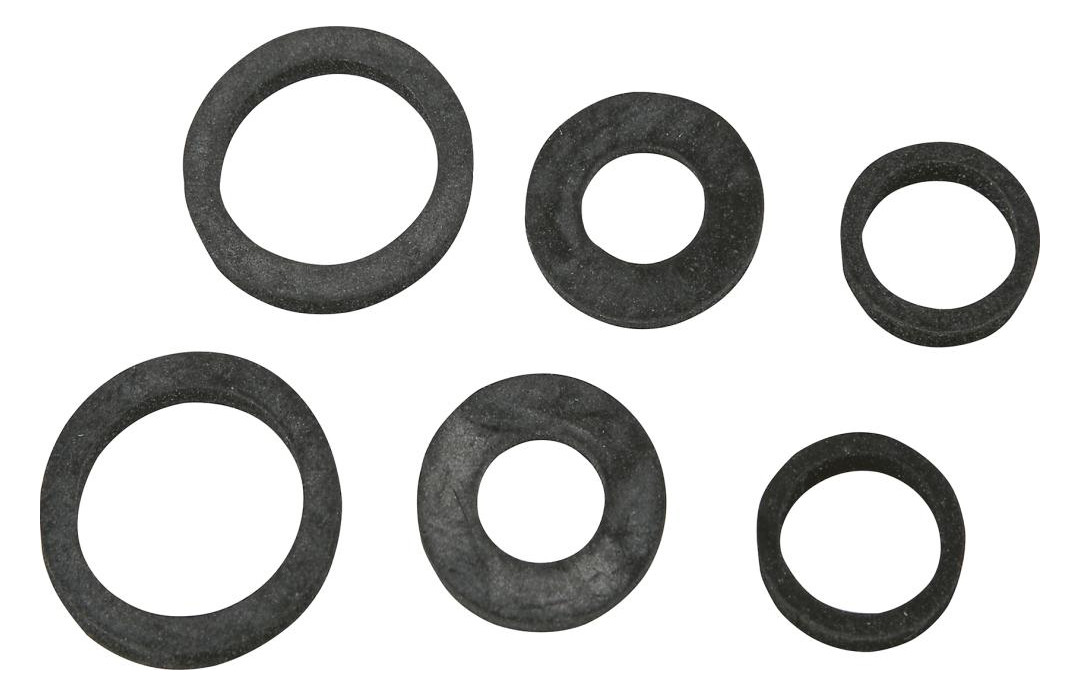 Bild Schlauchverschraubungs- dichtung-Sortime nt Gummi, für 1/2"" 3/4"" 1"" (3x2) - KIRCHHOFF-0