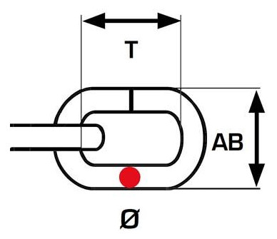 Bild Schweisskette DIN 5685 Zn C 4,0 Ro.30m (250x110)-1