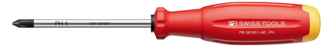 Bild Schraubendreher PH1x 80mm SwissGrip EVO PB Swiss-0