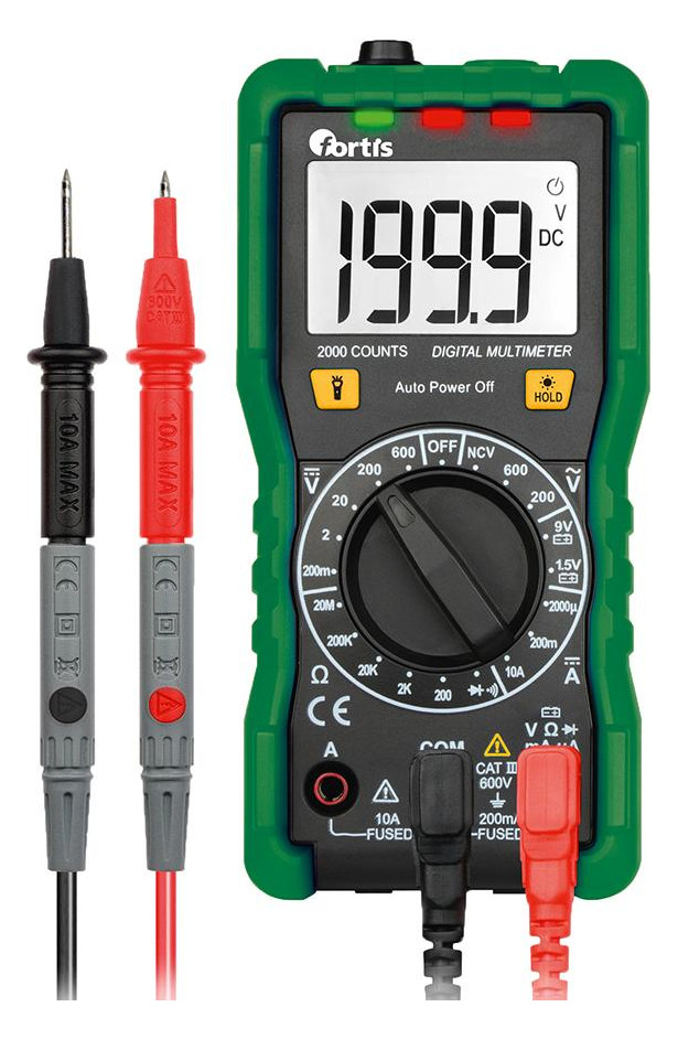 Bild Digital-Multimeter 0,1 mV-600V FORTIS-0