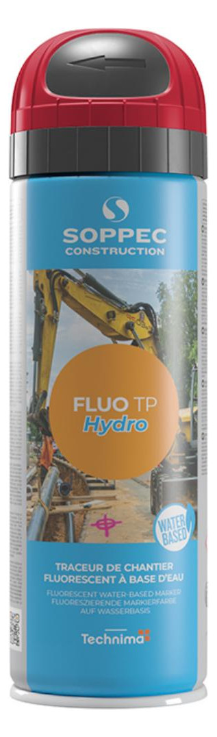 Bild Fluo TP Hydro Baustellenmarkierspray 500 ml rot - SOPPEC-0
