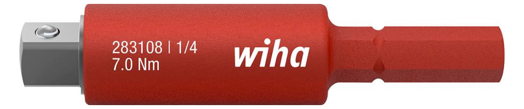 Bild VDE Steckschlüssel-Adapt. für Drehmoments chraubendr. - Wiha-0