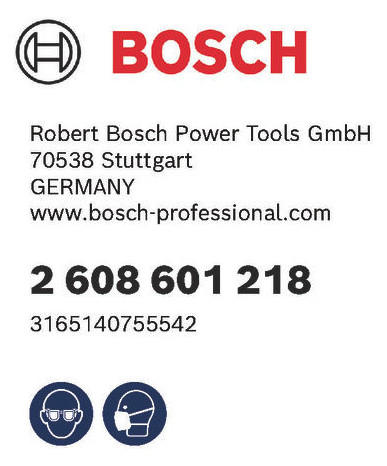 Bild Handschleifer Kunststoff 165x85mm mit Kl emmung Bosch-2