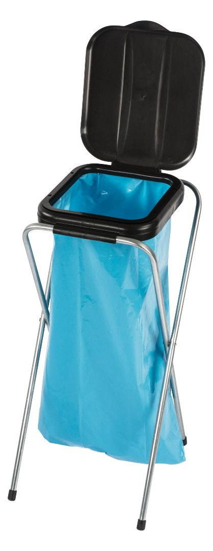 Bild Abfallsamml. 1x120 l mit Deckel schwarz - Nölle-0