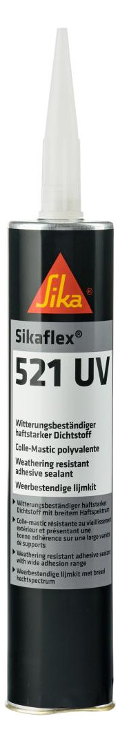 Bild Sikaflex-521 UV hellgrau 300ml Kartusche-0