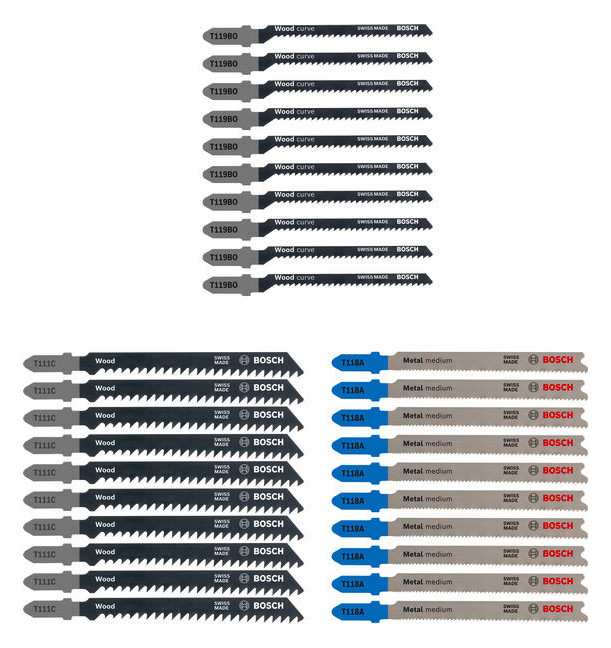 Bild Stichsägeblatt-Set Bosch 30-teilig Basic for Wood and Metal-0