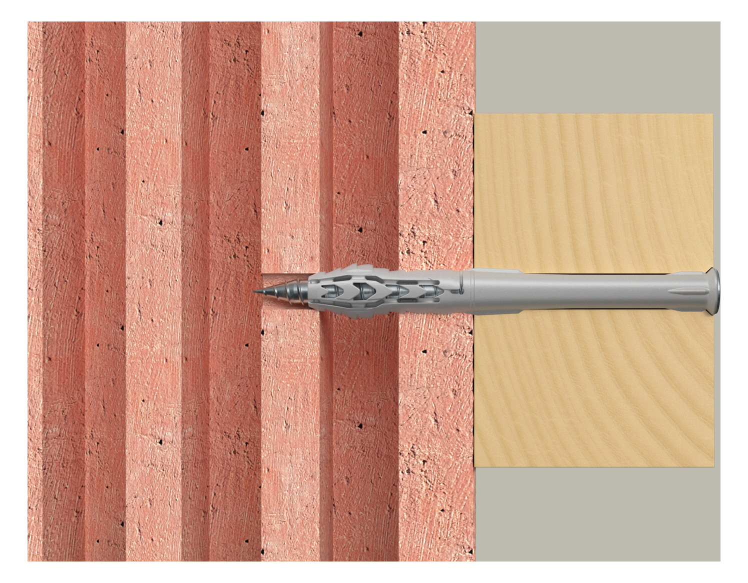 Bild Langschaftdübel SXR 10x80 T,R Dübel:Nylon,Senkkopfschraube:Edelstahl - fischer-4