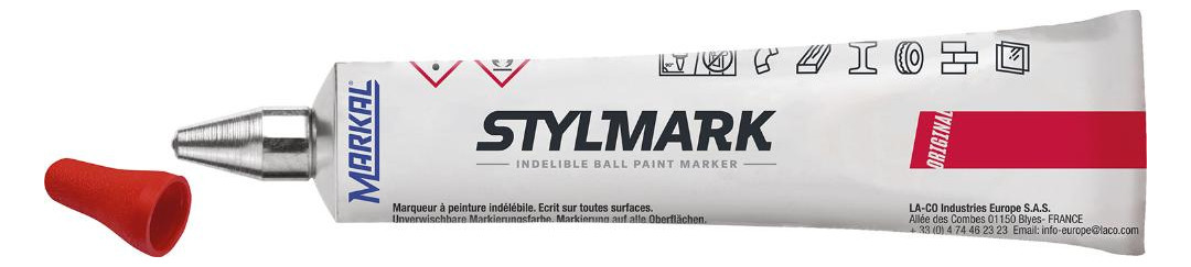 Bild Tubenschreiber Markal Stylmark 50ml rot-0