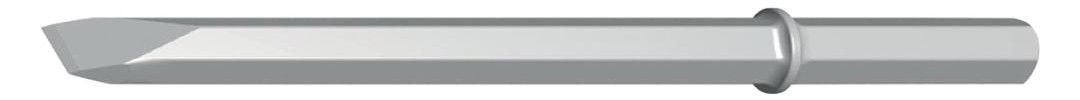 Bild Flachmeissel 450 mm EE sechskant 32 x 16 0 mm - Padley & Venables-0