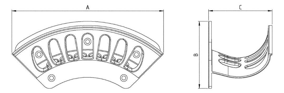 Bild Wandschlauchhalter M Form - GEKA-0