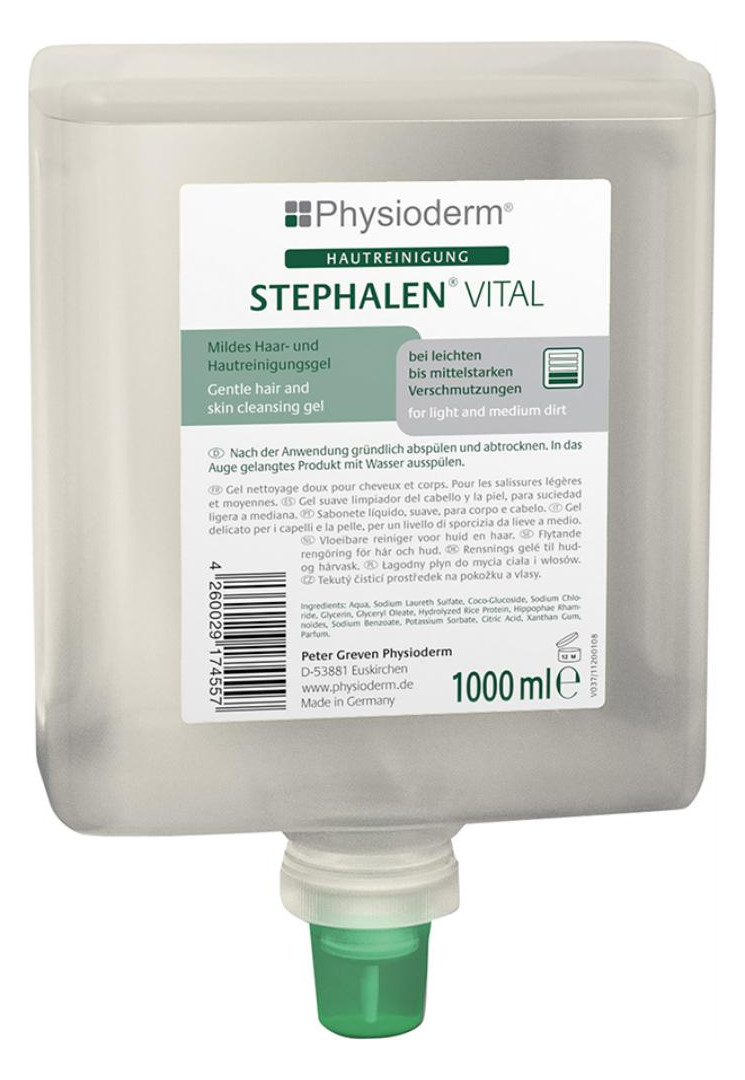 Bild Stephalen Vital 1000 ml Neptuneflasche H autschutzreiniger Physioderm-0