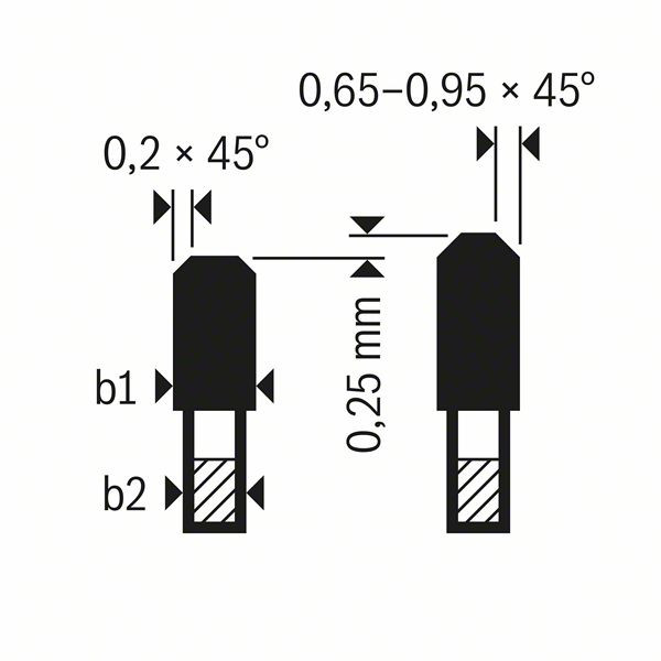 Bild HM Kreissägeblatt 350x2,9x30mm Z60 TF Bo sch Expert SandwichPanel - BOSCH-7