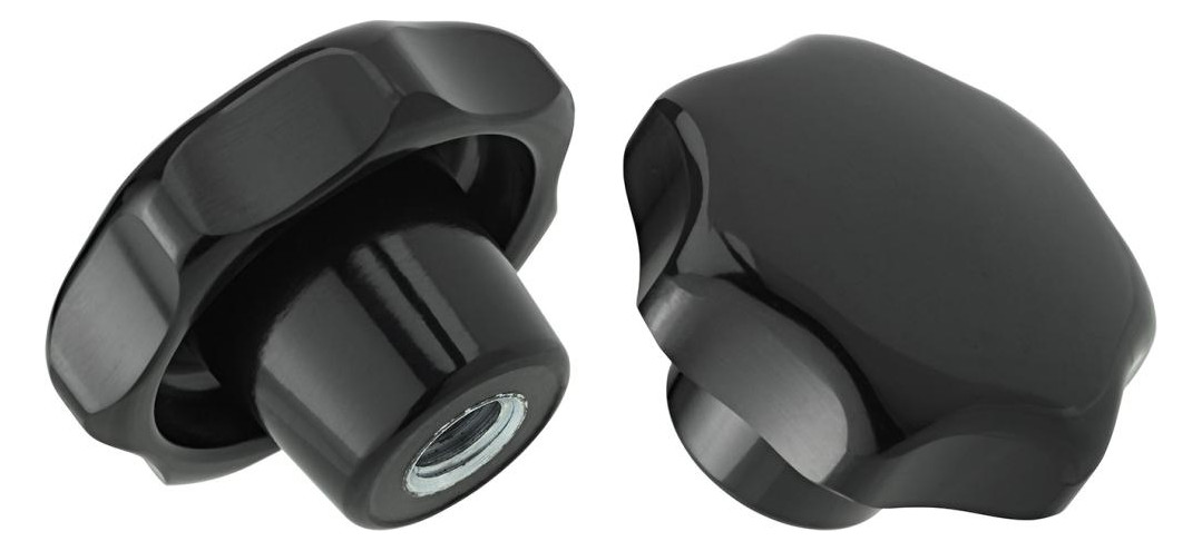 Bild Sterngriff DIN6336 Duroplast, Form K, 25 mm, M 5, Inhalt: 10 Stück FORTIS-1