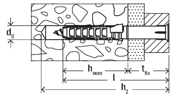 Bild Langschaftdübel SXR 10x160 T,zn Dübel:Nylon,Senkkopfschraube:Stahl,zn - fischer-5