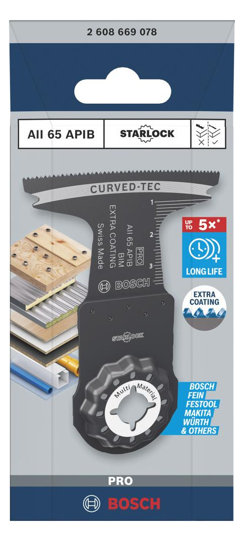 Bild Tauchsägeblatt BiM 65x40mm, AII 65 APIB Starlock 1-tlg. BOSCH-1