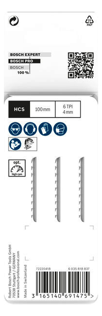 Bild Stichsägeblatt T 102 D Pack a 3 Stück. B osch - BOSCH-2