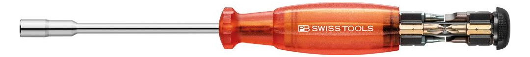 Bild Magazin-Bithalter lang 8-teilig Schlitz, PH, TX PB Swiss Tools-0
