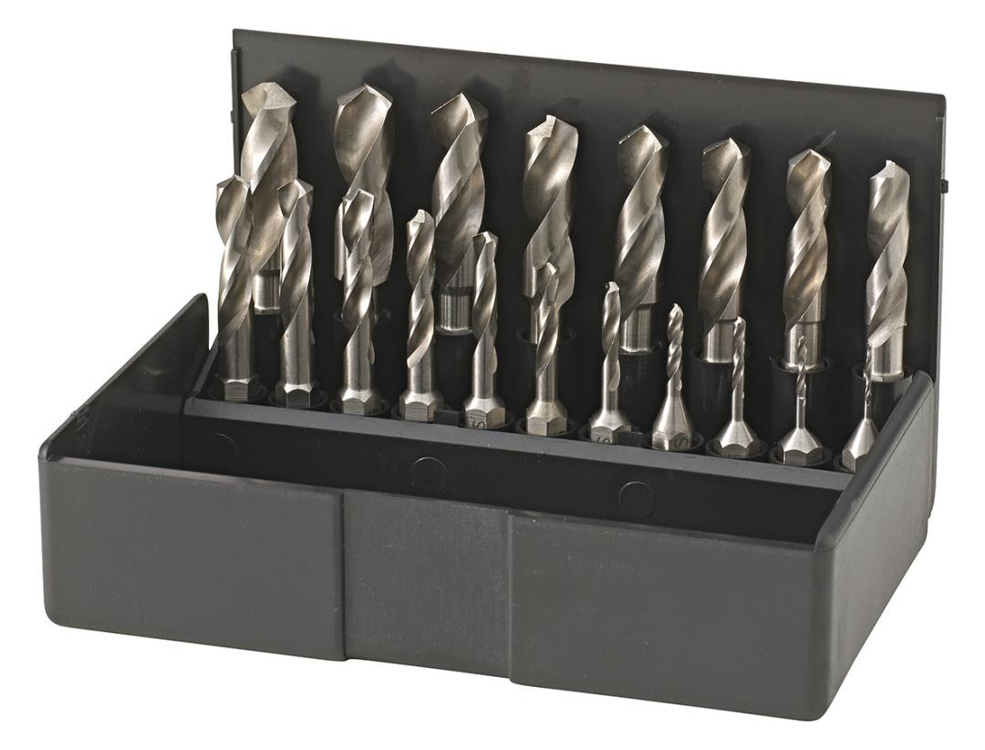 Bild Bit-Satz Spiralbohrer HSS1-10mm 19-teilig-1