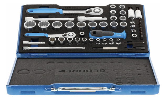 Bild Steckschlüssel-Garnitur 1/4""+3/8"" D30 TX20U-20 50-teilig Gedore-3