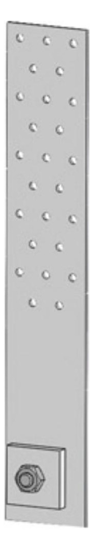 Bild ZugankerHT2 Zuglasche ger 340x60x3,0mm - HGH-0