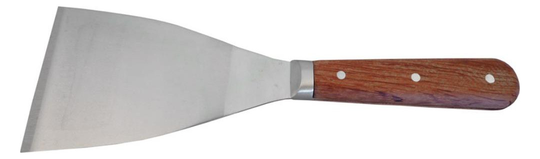 Bild Malerspachtel VA mit Rosenholzheft 60mm HAROMAC-0