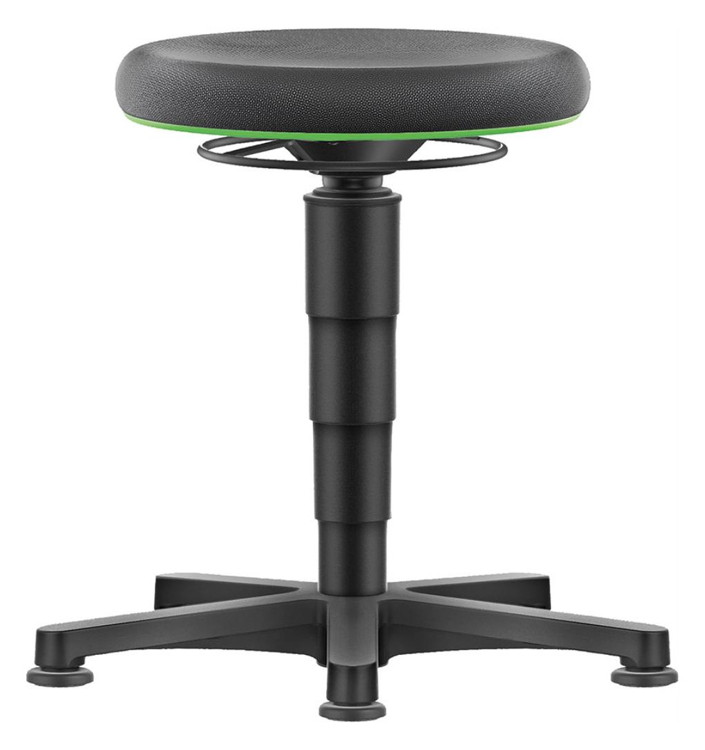 Bild Drehhocker Supertec Sitzhöhe 450 - 650 m m mit Gleiter - BIMOS-0