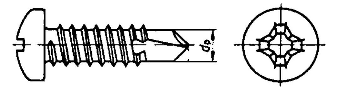 Bild Bohrschraube DIN 7504-N 4,2x 16 verzinkt - E-NORMpro-1