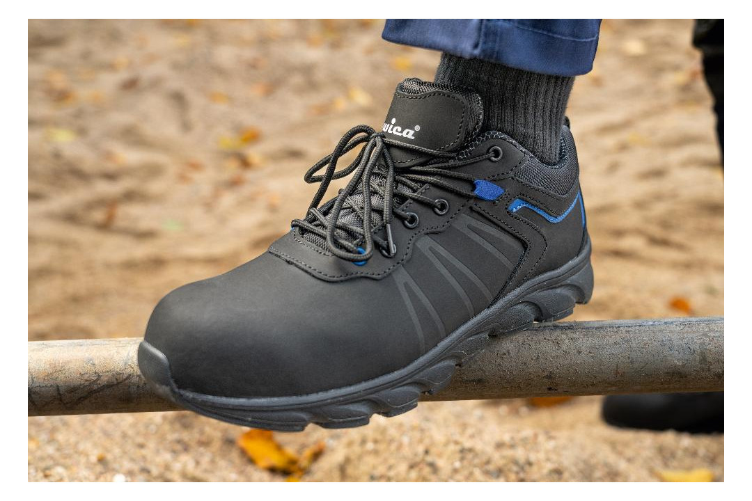 Bild Halbschuh VEZZO Schwarz, Blau, S3 SRC Gr .47 WICA-5