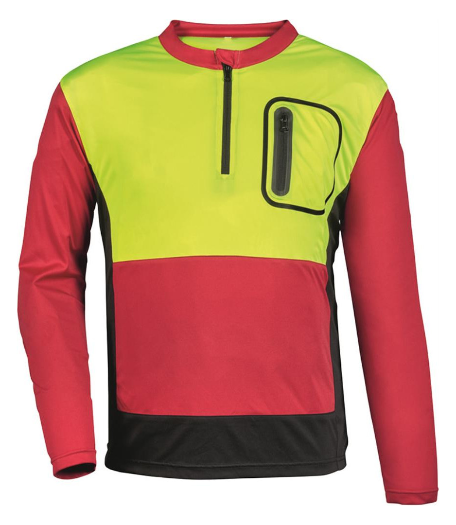 Bild Forst-Shirt Forest Jack Red,Gr.M,rot/ant Herr /gelb - WATEX-0