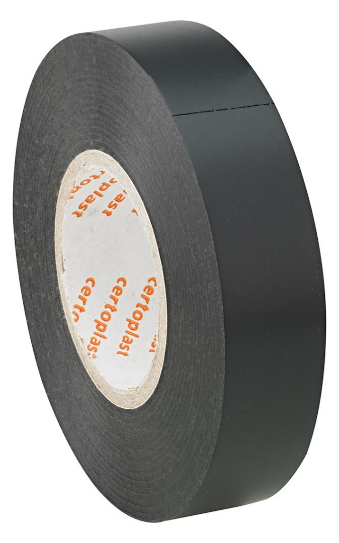 Bild Standardisolierband 19 mm / 25m schwarz - Certoplast-0