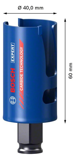 Bild Lochsäge EXPERT 40mm Bosch Carbide EXPER T Bosch-3